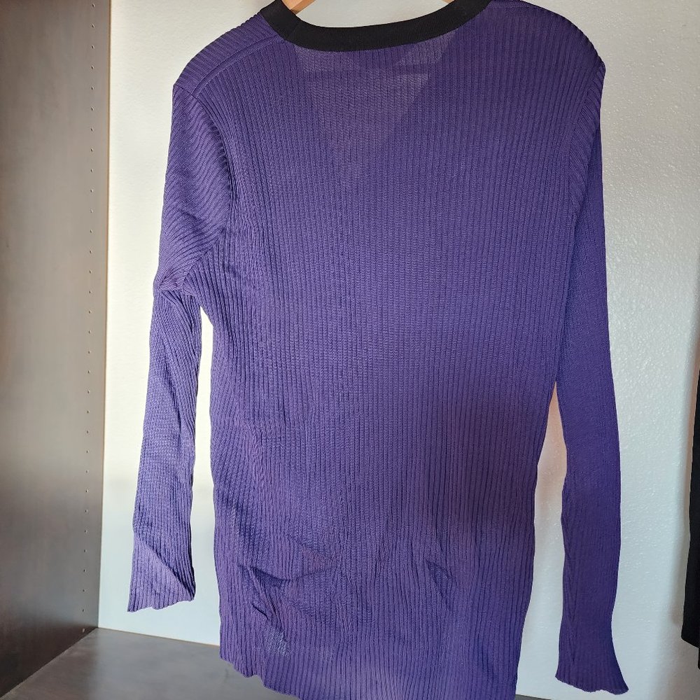 Misook Purple & Black Blazer - XL - Picture 3 of 5